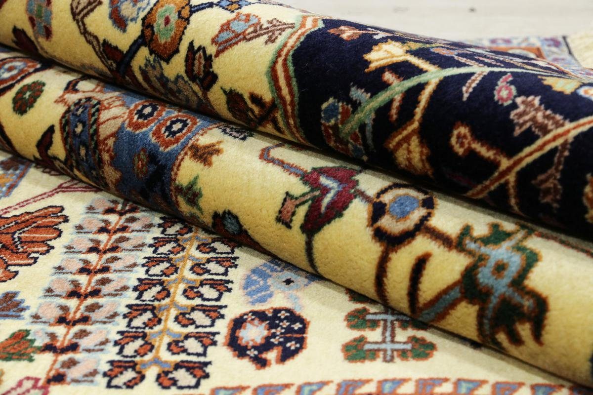 Orientteppich Ghashghai Sherkat Handgeknüpfter mm Nain rechteckig, Orientteppich, Höhe: Trading, 139x182 12