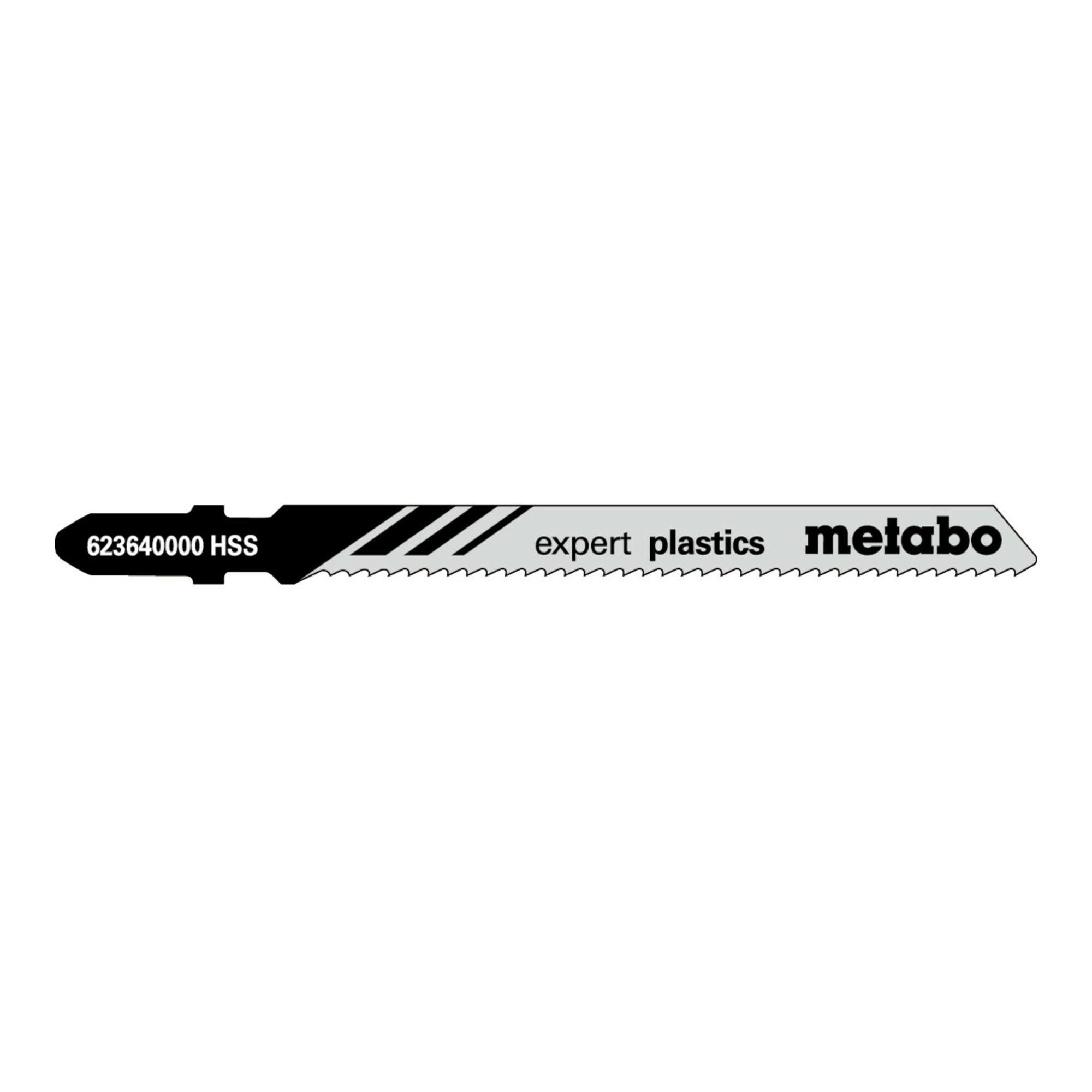 metabo Stichsägeblatt Metabo 5 Stichsägeblätter "expert plastics" 74/ 2,0 mm, HSS 5 Stk