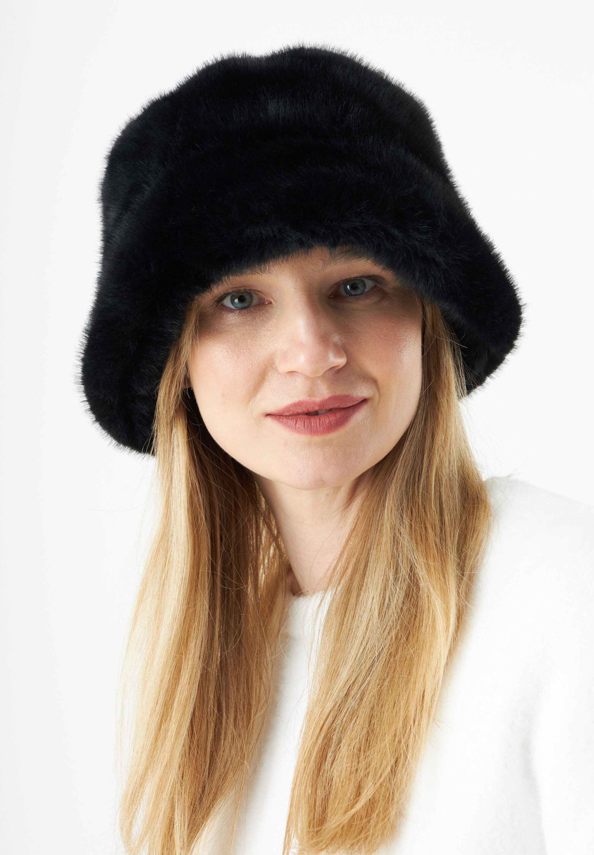 Codello Fellimitatmützen Flauschiger Stoff