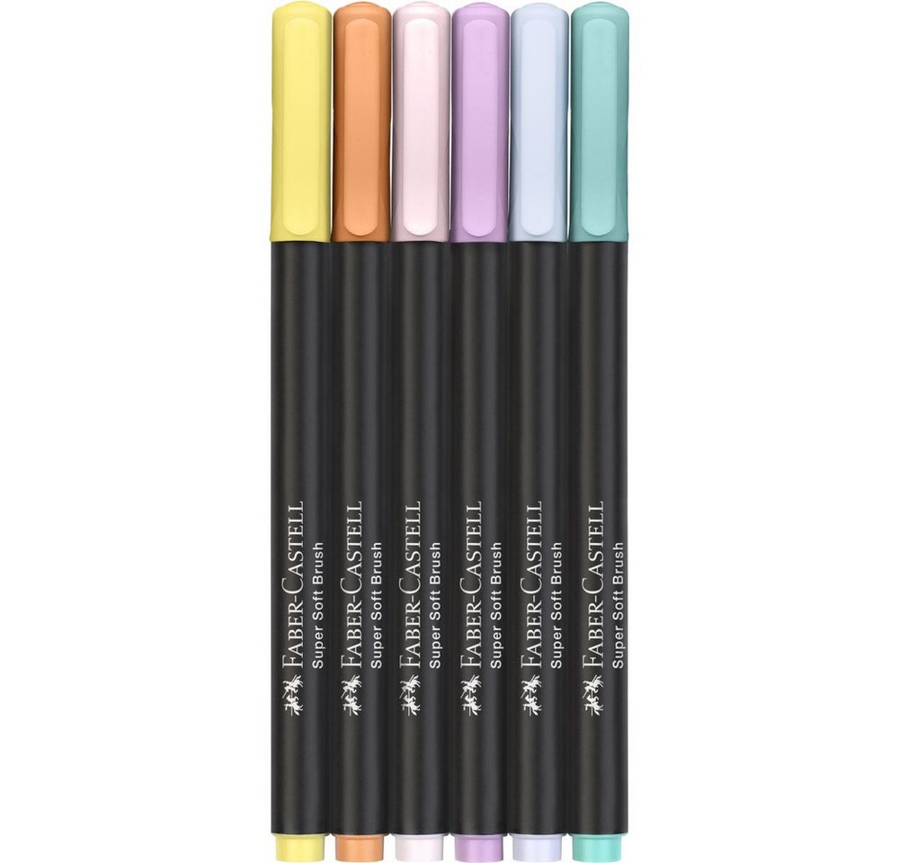 Thumbnail - Faber-Castell Faserstift Faber-Castell - Filzstift Black Edition 6er - Pastell