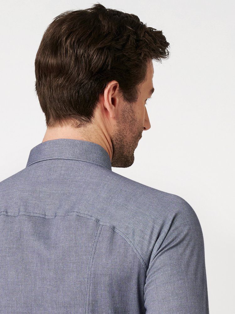 DESOTO Kurzarmhemd Casual Kent 1/2 Jerseyhemd, slim fit