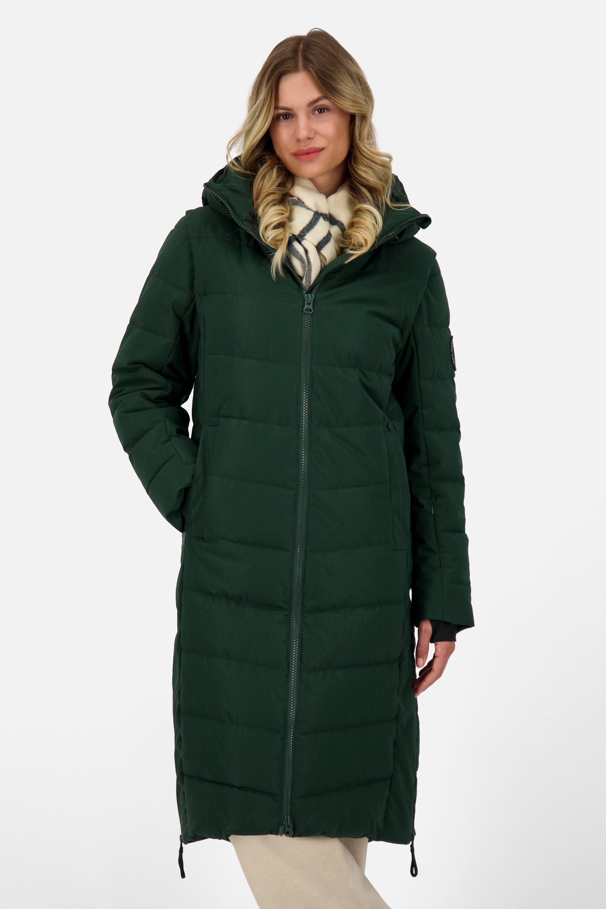 Winterjacke Winterjacke A NellyAK Coat Puffer Alife & Damen forest Kickin dark Steppjacke,