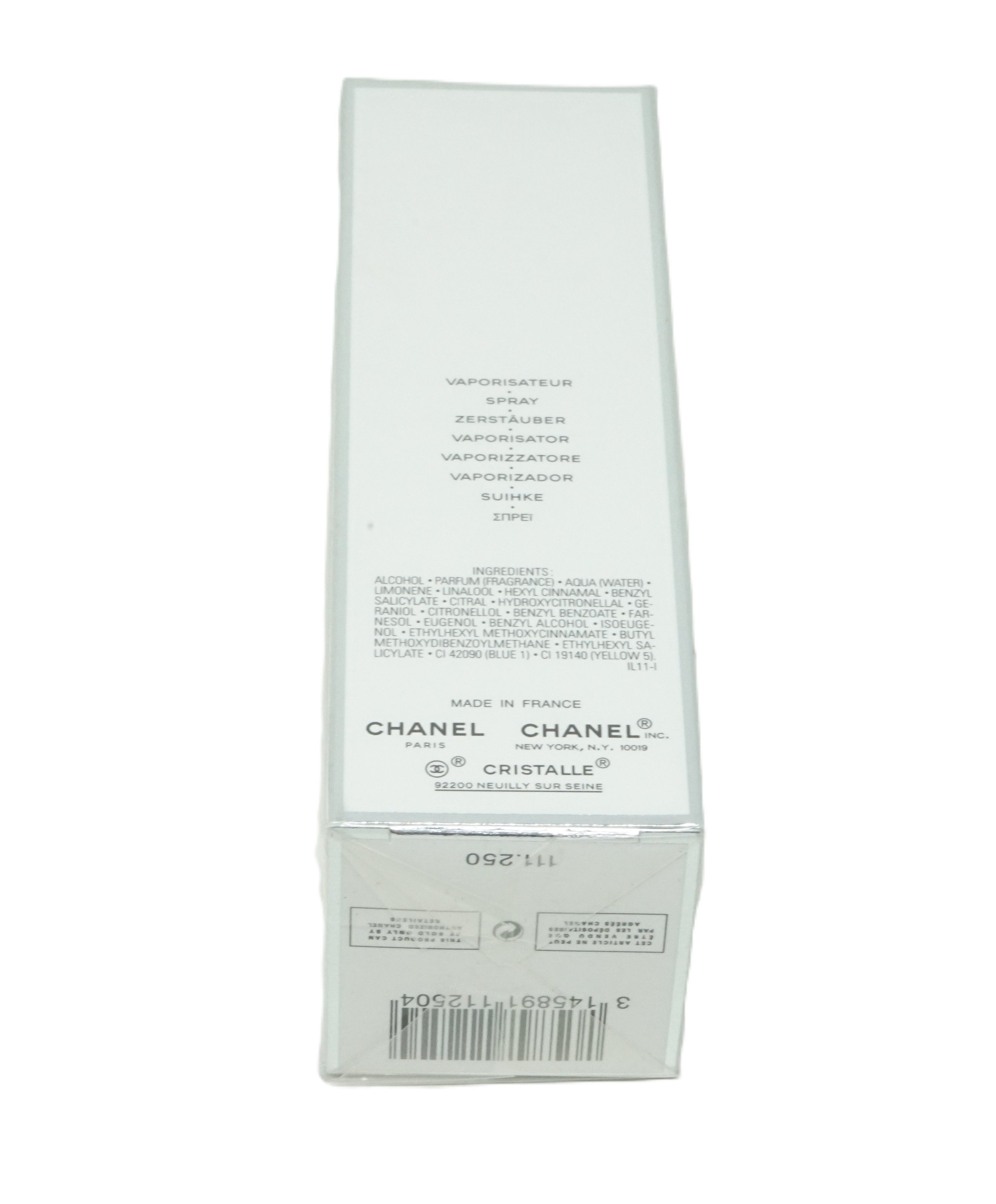 CHANEL Deo-Spray Chanel Paris Christalle Eau Verte Eau de Toilette Concentree 50ml