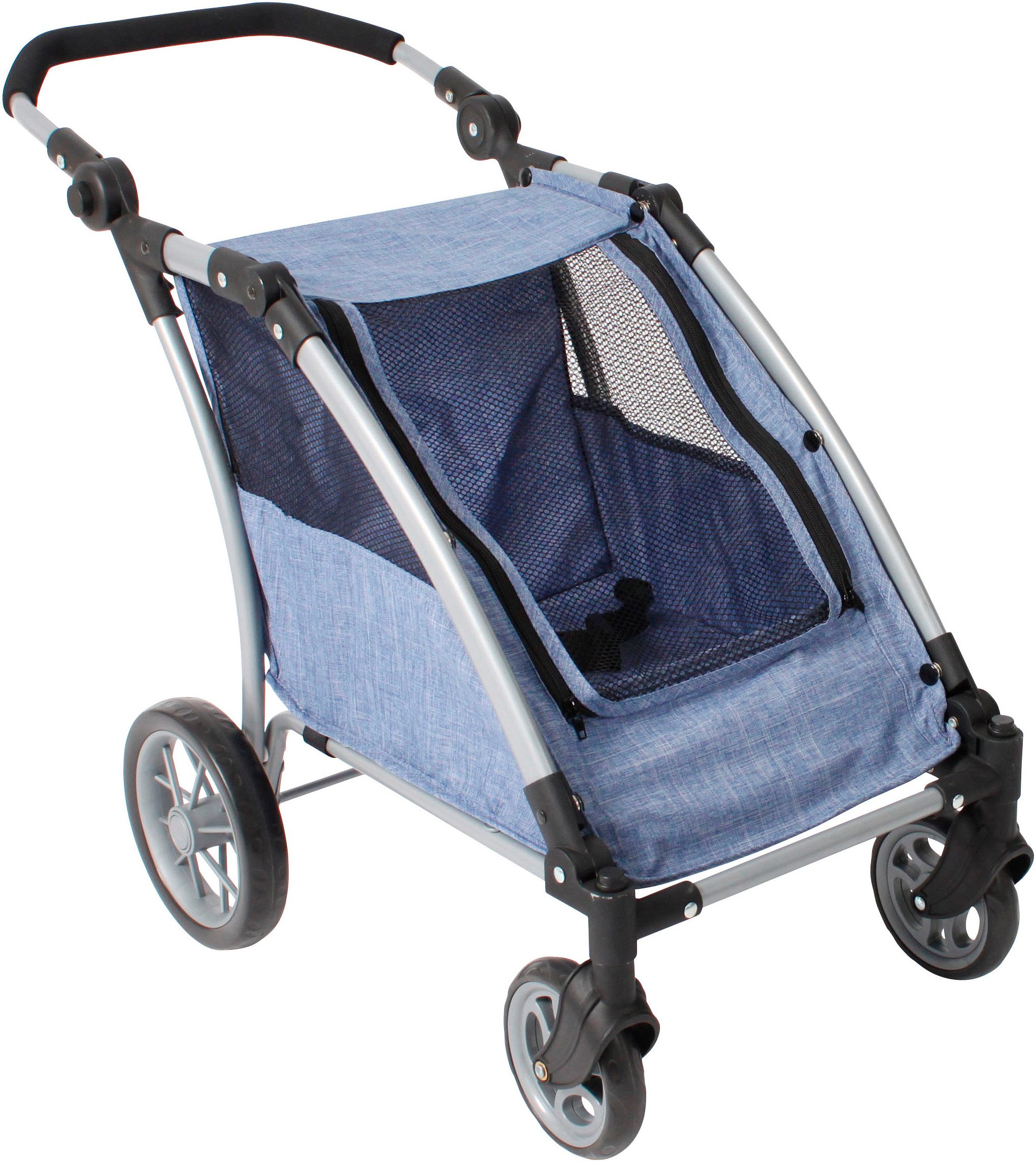 CHIC2000 Puppen-Zwillingsbuggy Puppen-Trailer Roadster, für zwei Puppen