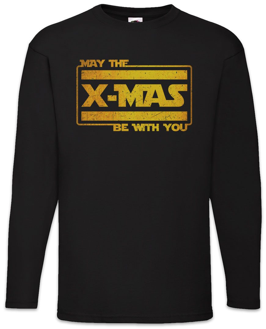 Langarmshirt May The X-mas Be With You Langarm T-Shirt Wars Force Merry Holy