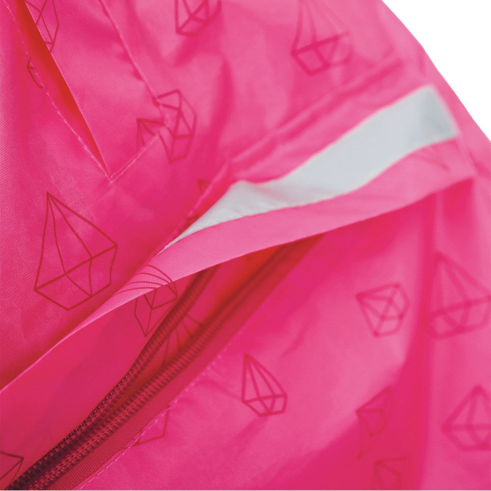 Roth Poncho Roth Poncho Diamant reflektierend pink 66x106cm