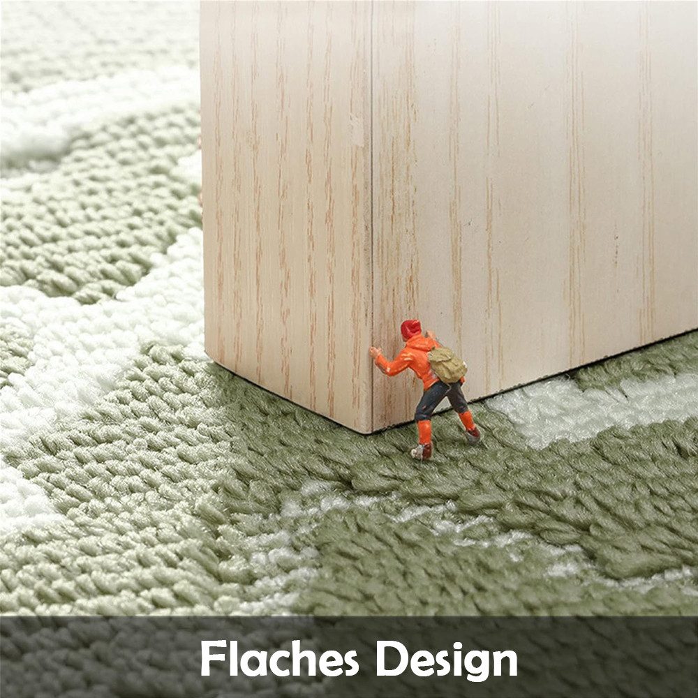TUWENA Fußmatte Rutschfeste Fußmatte, Weich Badezimmerteppich Saugfähige, staubdicht, Badteppich Waschbar Badvorleger für Badezimmer, Dusche, Badewannen – Bild 4 von 5