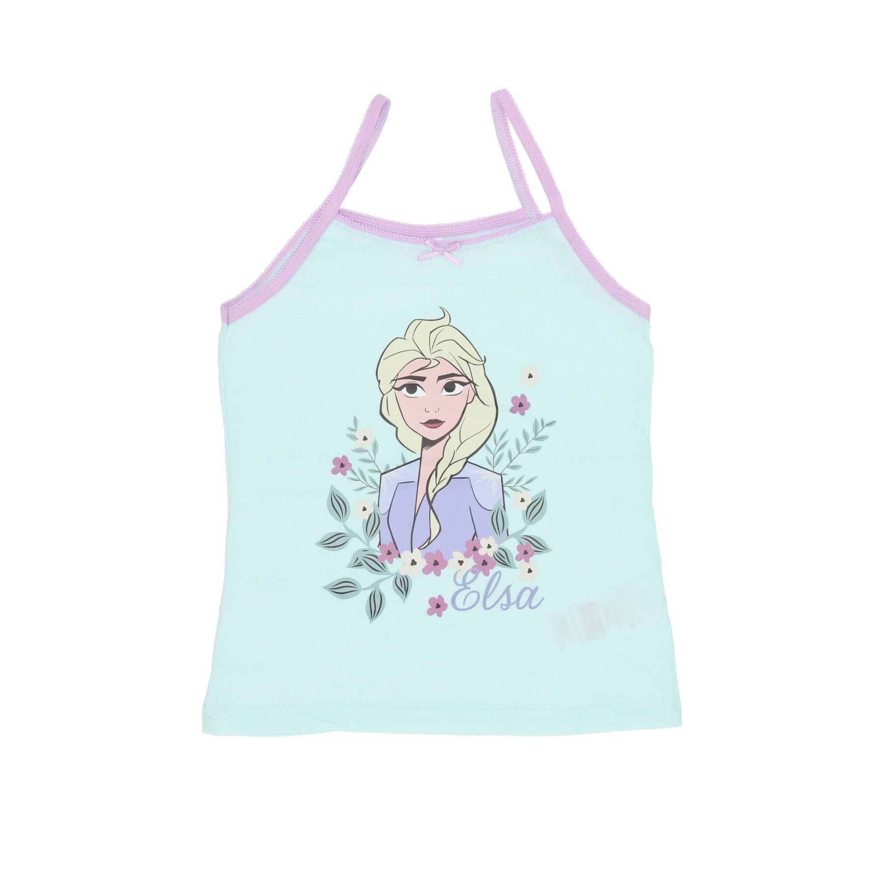 Disney Frozen Shirttop Shirts 2er-Pack – Bequeme Oberteile aus Baumwolle für Mädchen (2-tlg)