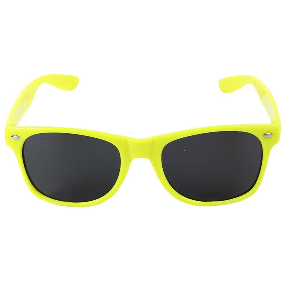 Goodman Design Sonnenbrille Damen und Herren Retro Sonnenbrille Vintage Nerd mit UV-Schutz: UV 400 Gelb