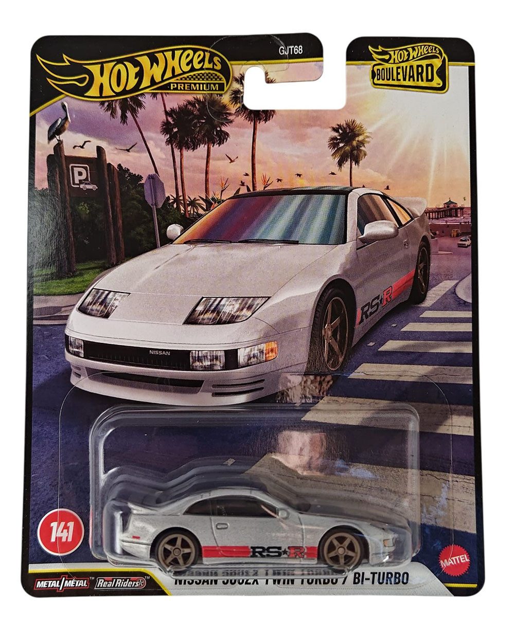 Mattel® Spielzeug-Auto Hot Wheels Premium Boulevard Nissan 300ZX Twin Turbo Die-Cast Auto