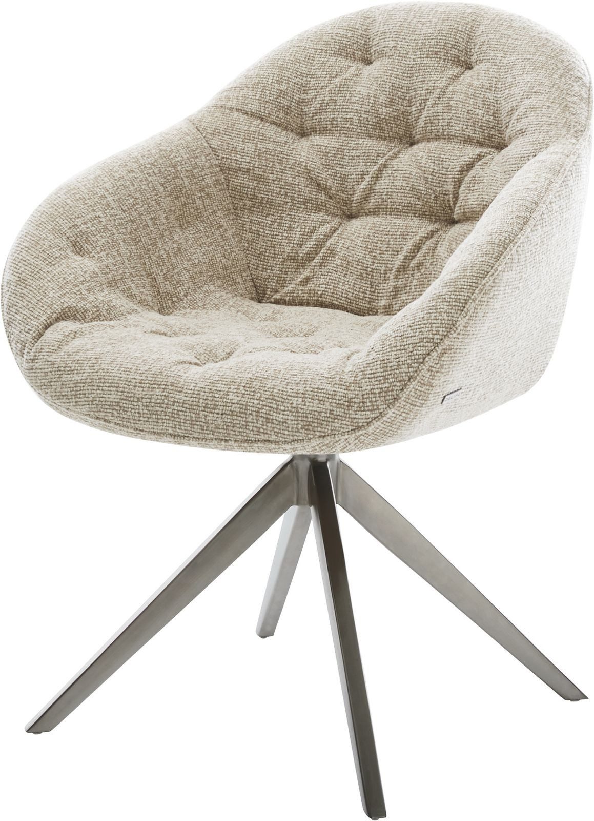 DELIFE Polsterstuhl Gaio-Flex, Kreuzgestell breit Graphit günstig online kaufen