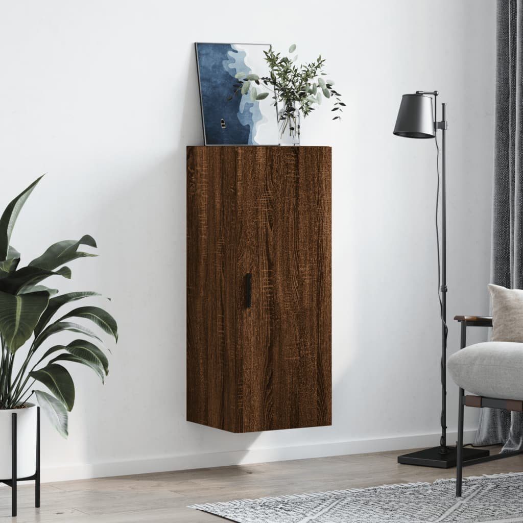 vidaXL Hängeschrank Wandschrank Braun Eichen-Optik 34,5x34x90 günstig online kaufen