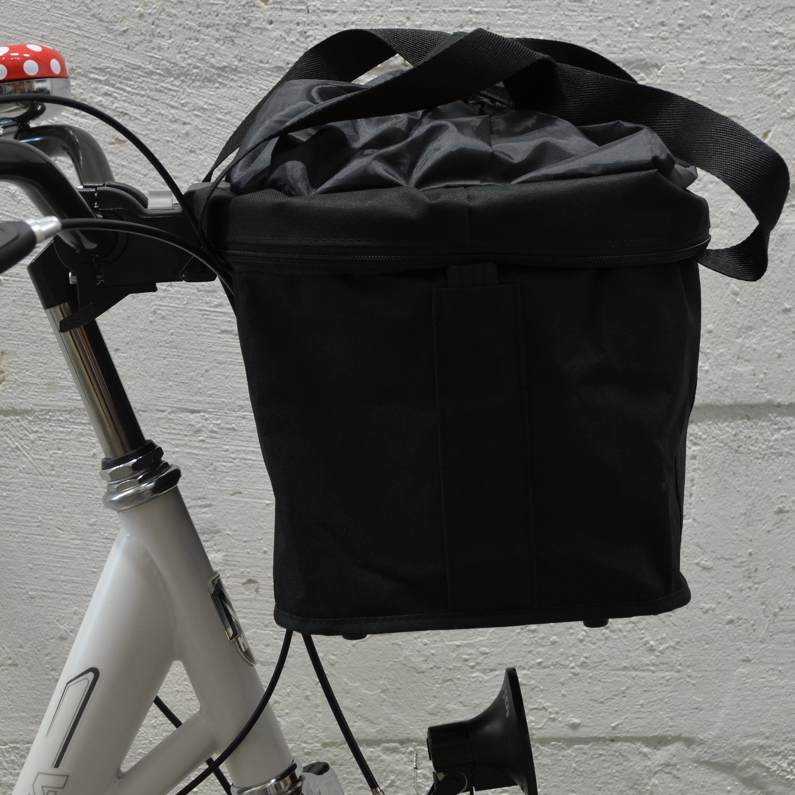 Lenkerkorbtasche Schwarz Faltbar Rad Vorderradkorb Fahrradkorb Lenkertasche, Filmer Lenker Lenkerkorb GmbH Korb Transportkorb Diedrich Tasche Fahrradtasche