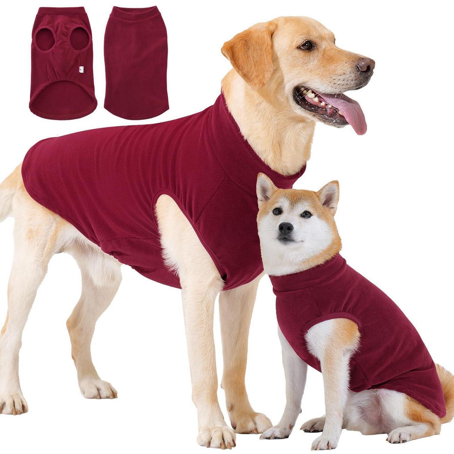 LuxusKollektion Hundepullover Hundepullover Fleece Rot