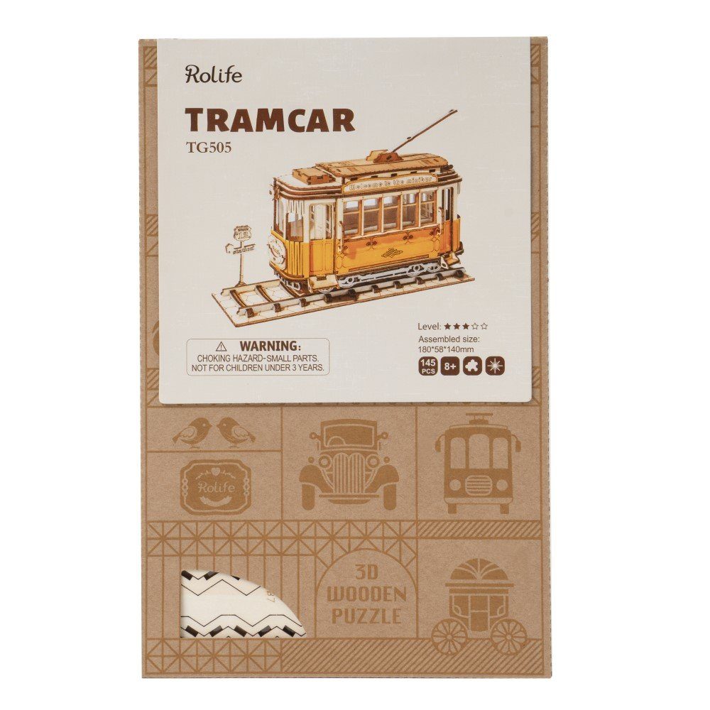 Straßenbahn, ROKR 3D-Puzzle Puzzleteile Tram / 145