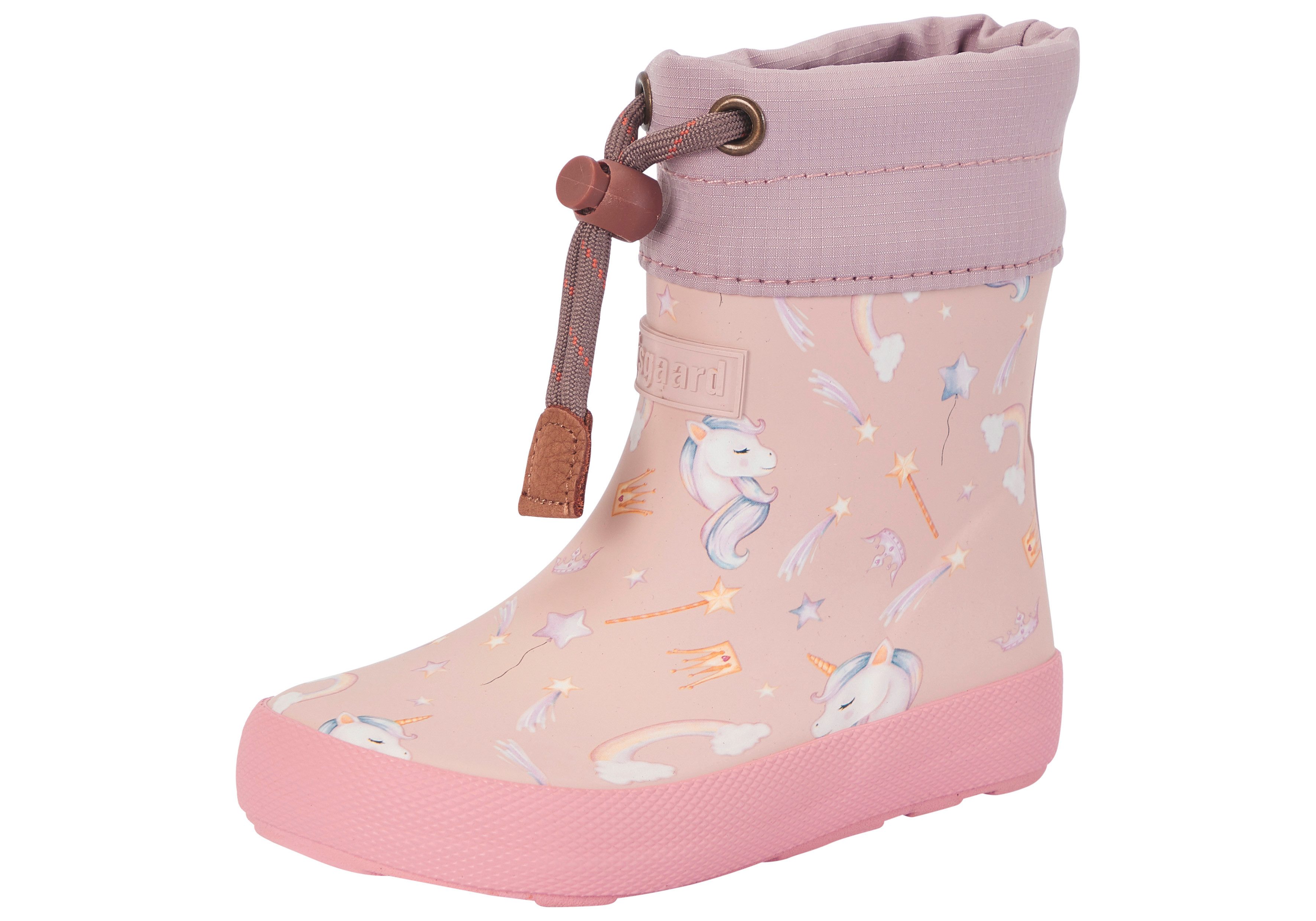 Bisgaard barefoot thermo rubber Gummistiefel Regenstiefel, Kindergartenschuh, Barfußschuh mit Schurwolle