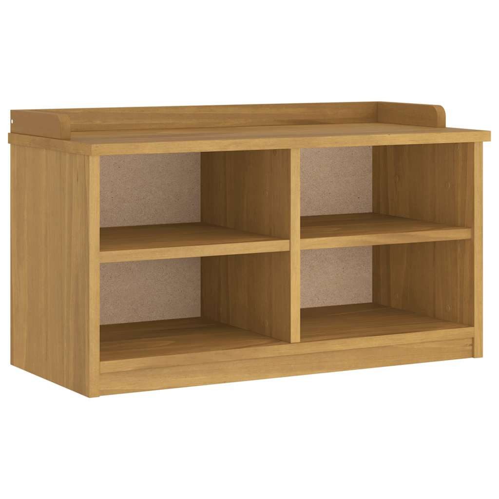 vidaXL Sitzbank Flurbank SANDNES 87x40x50 cm Massivholz Kiefer
