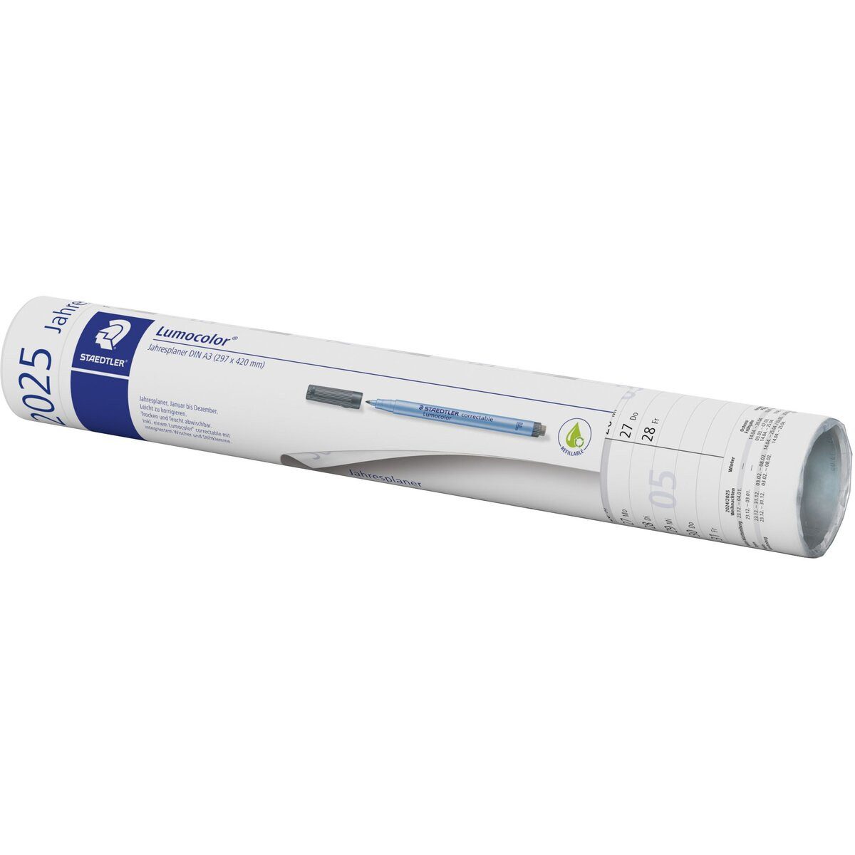 STAEDTLER Jahresplaner Jahresplaner A3 abwischbar Kalendarium 2027