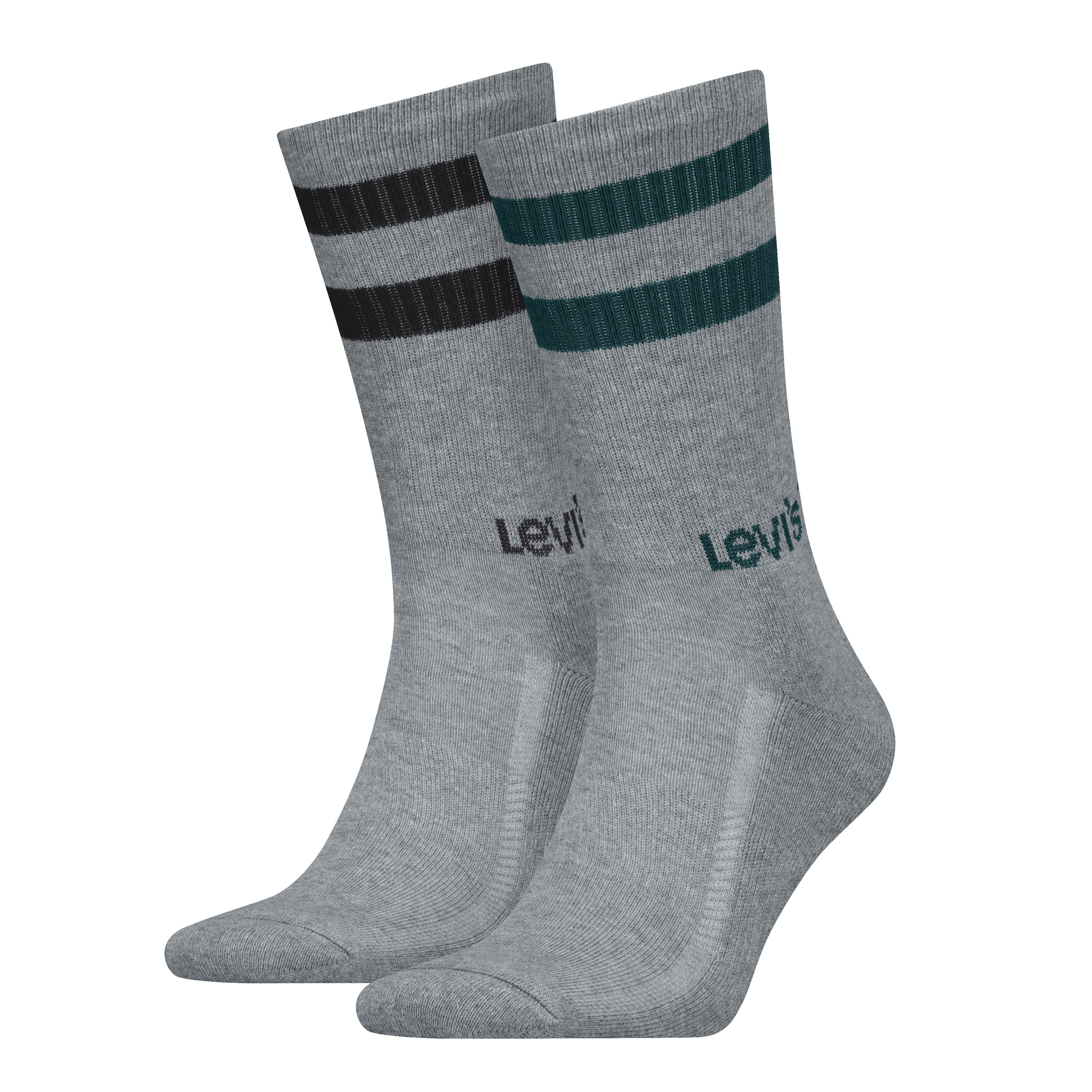Socken LEVIS UNI REG CUT SPORT STRIPE 2P