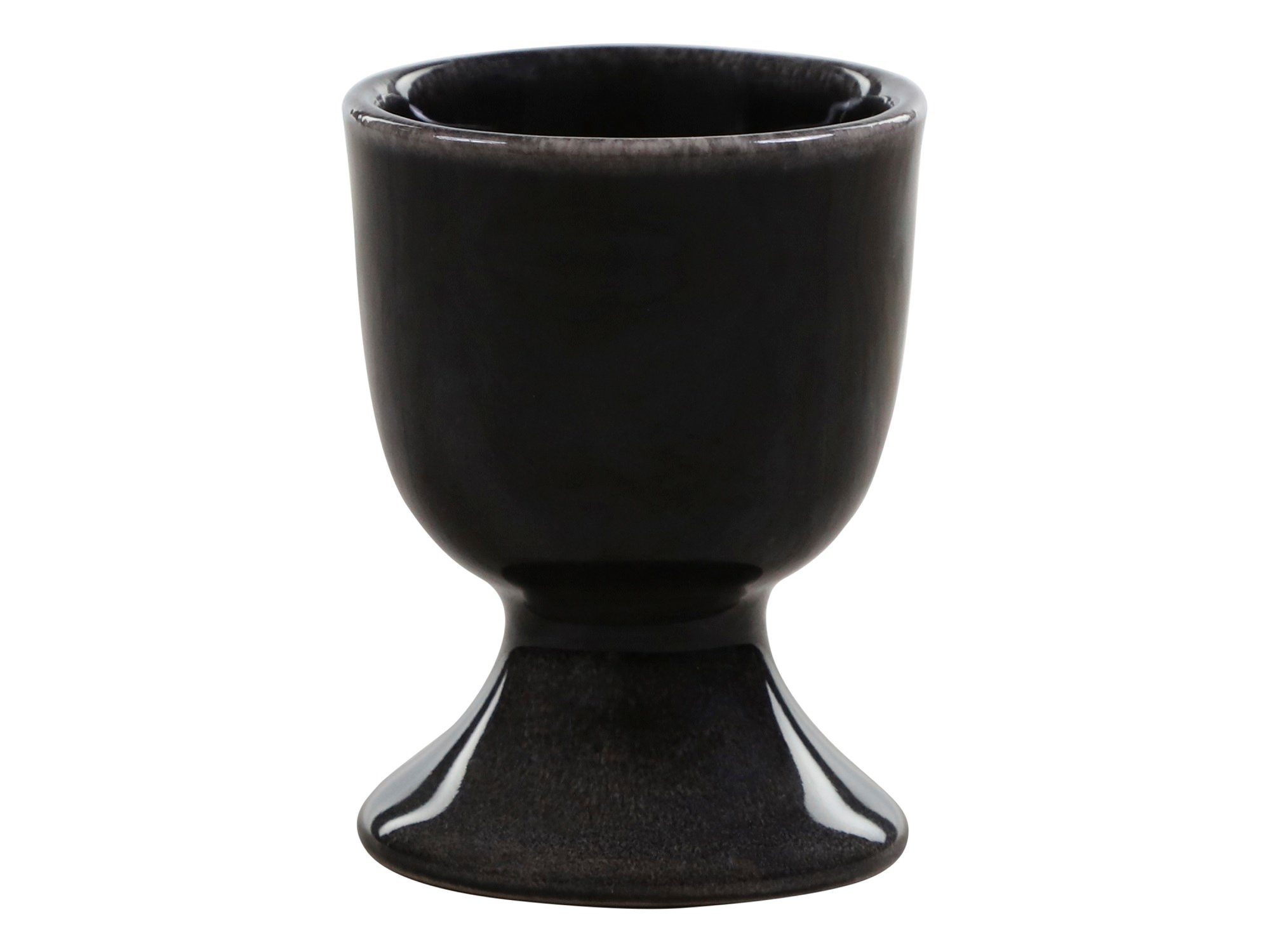 Chic Antique Eierbecher Chic Antique - Eierbecher Keramik Ø 5cm H 6,5cm Schwarz Calais
