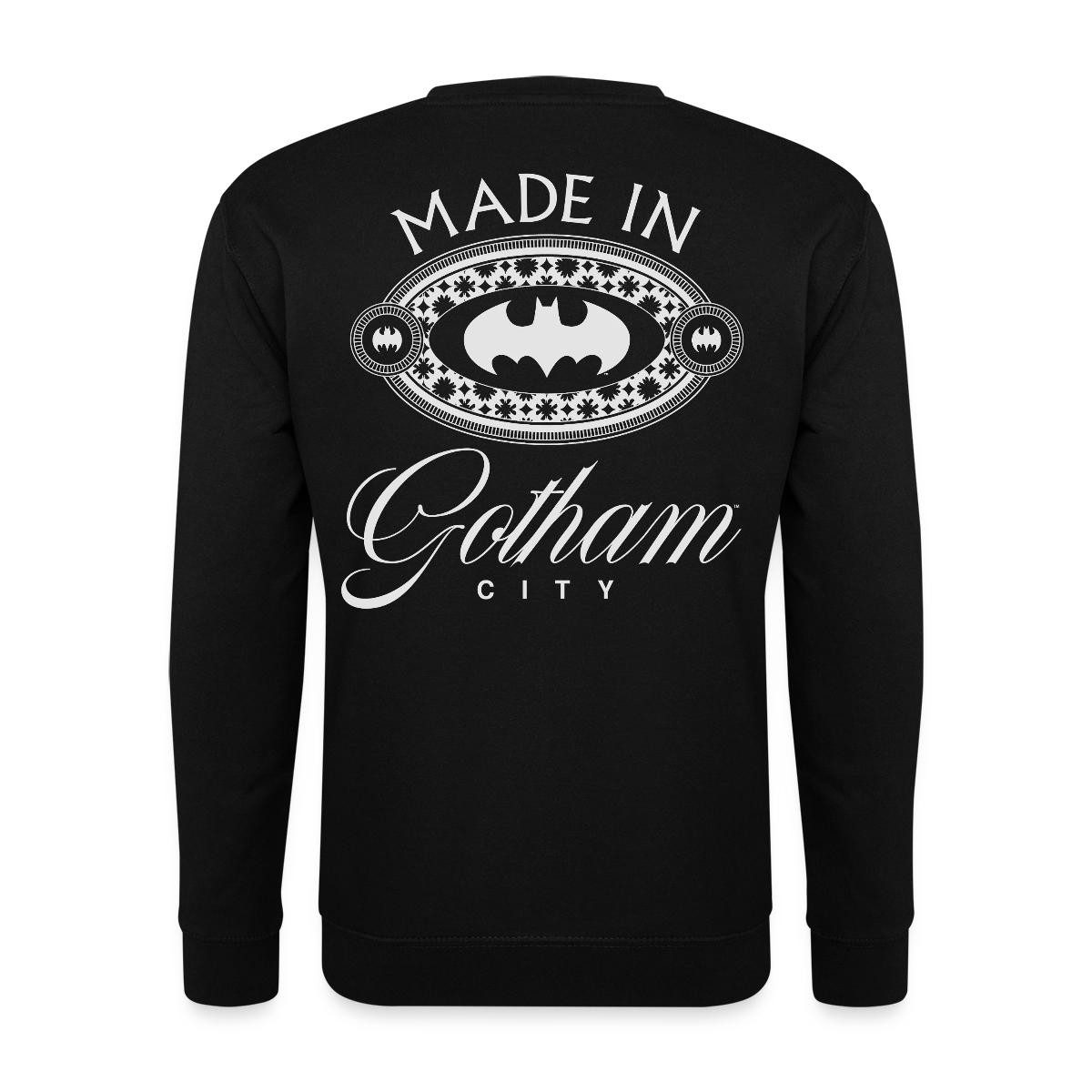 Spreadshirt Sweatshirt Batman Made In Gotham City Logo Unisex Pullover (1-tlg)