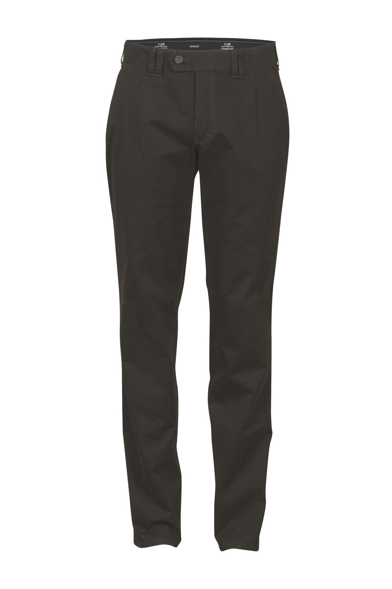 Chinohose Chino/Flat Front Hose DENVER 4402 - schwarz - Herrenhose - 295