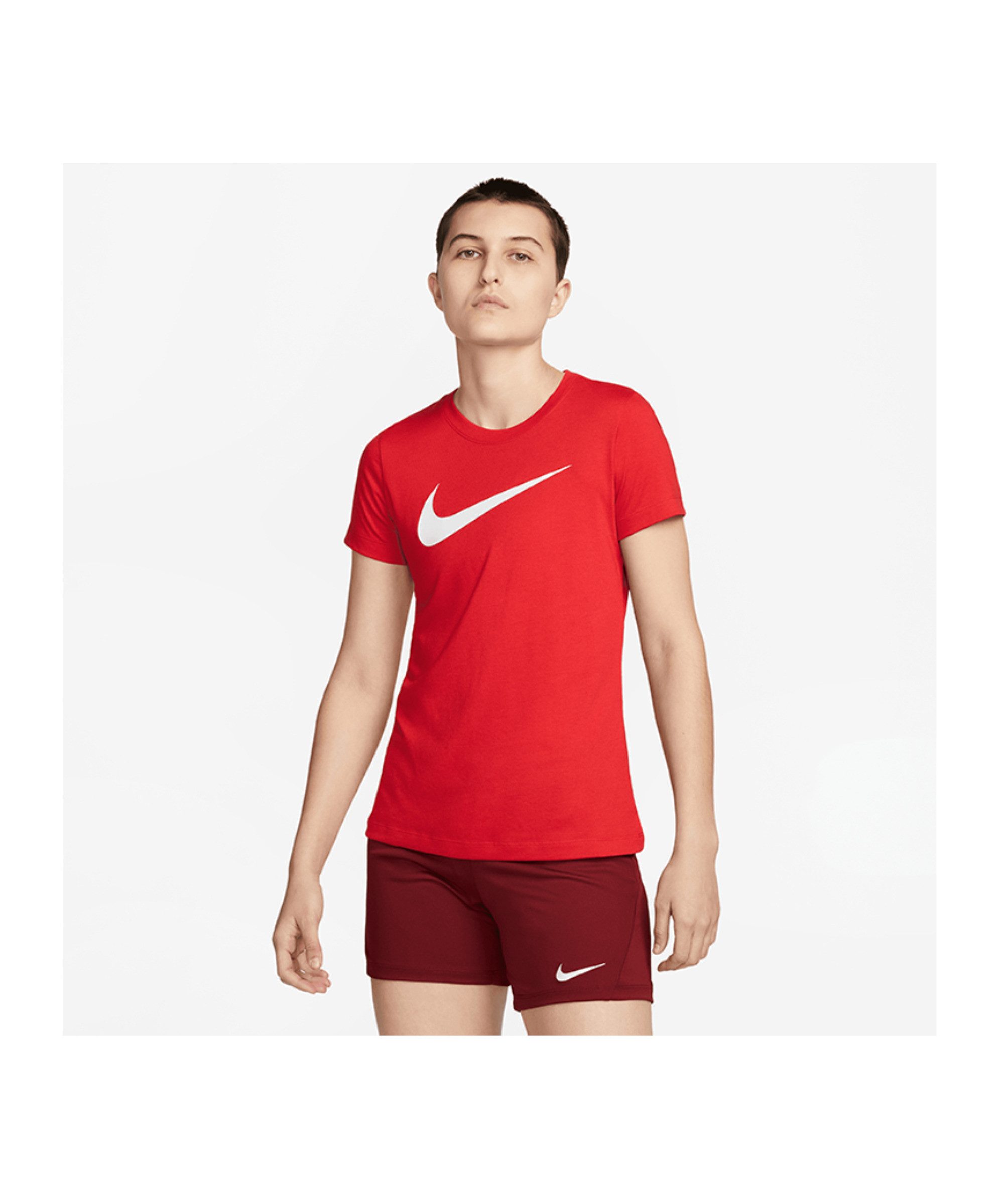 Nike T-Shirt Nike Performance Park 20 T-Shirt Swoosh Damen Polyester