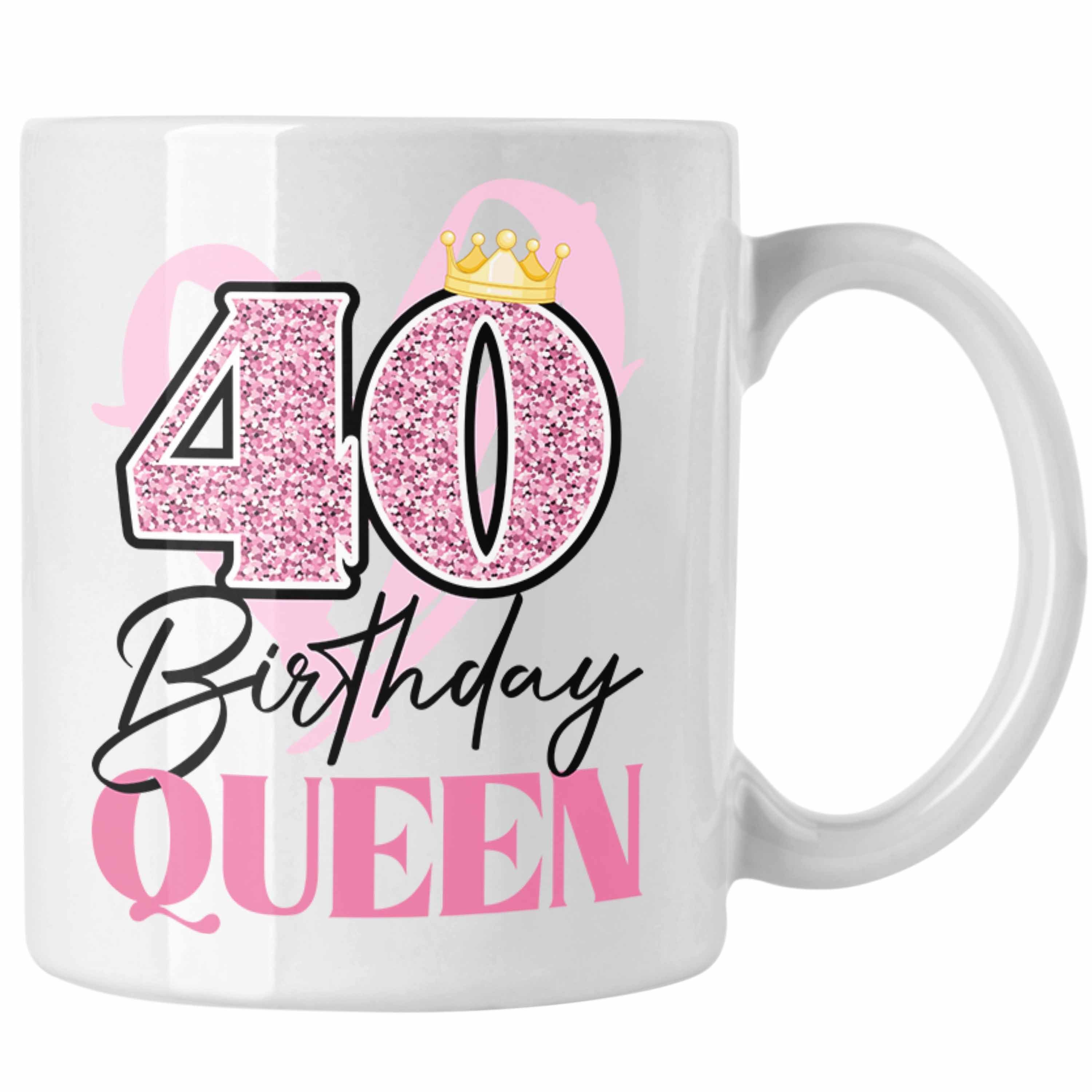 Trendation Tasse Trendation - 40. Geburtstag Tasse Frau Geschenk 40er Geschenkidee 40