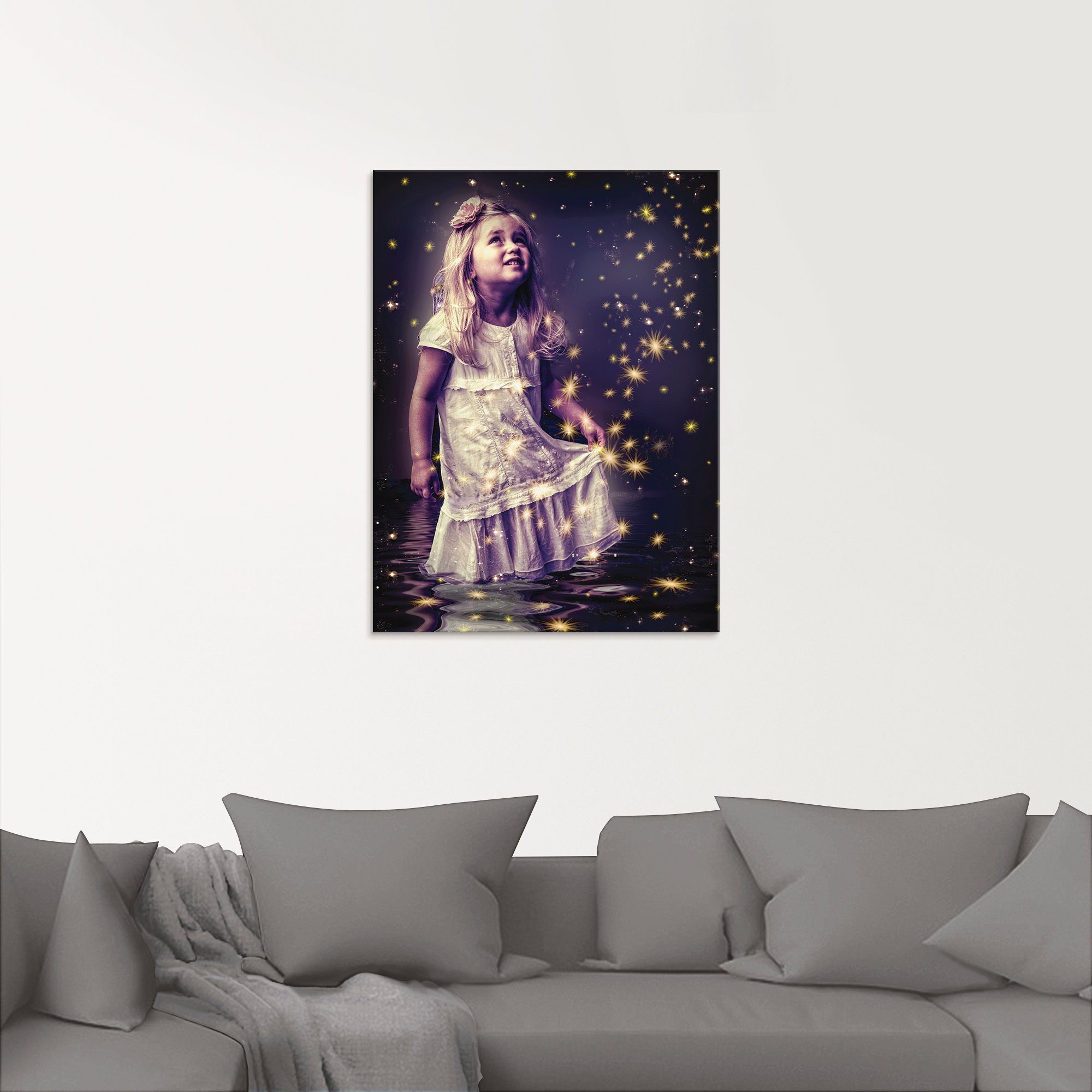 Artland Glasbild Märchen - Sterntaler, Geschichten & Märchen (1 St), in verschiedenen Größen