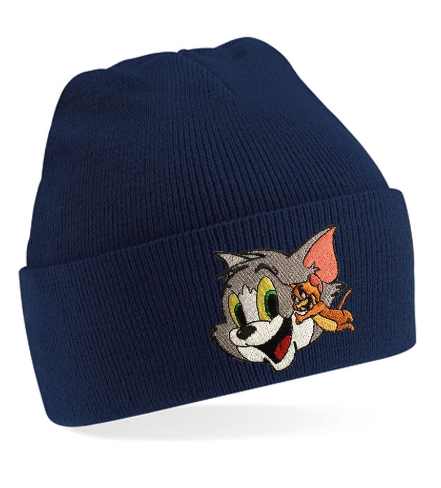 Blondie & Brownie Beanie Tom und Jerry – Stylische Mütze für Cartoon-Fans, Warm