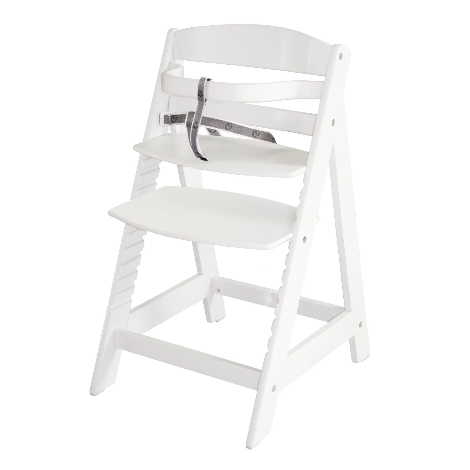 roba® Hochstuhl Sit Up III, mitwachsender Treppenhochstuhl bis zum Jugendstuhl weiß