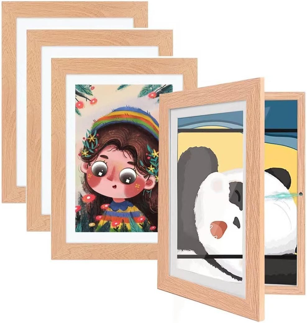 LA CUTE Bilderrahmen zum Basteln 4er Set Kinderbilderrahmen befüllbar Front günstig online kaufen