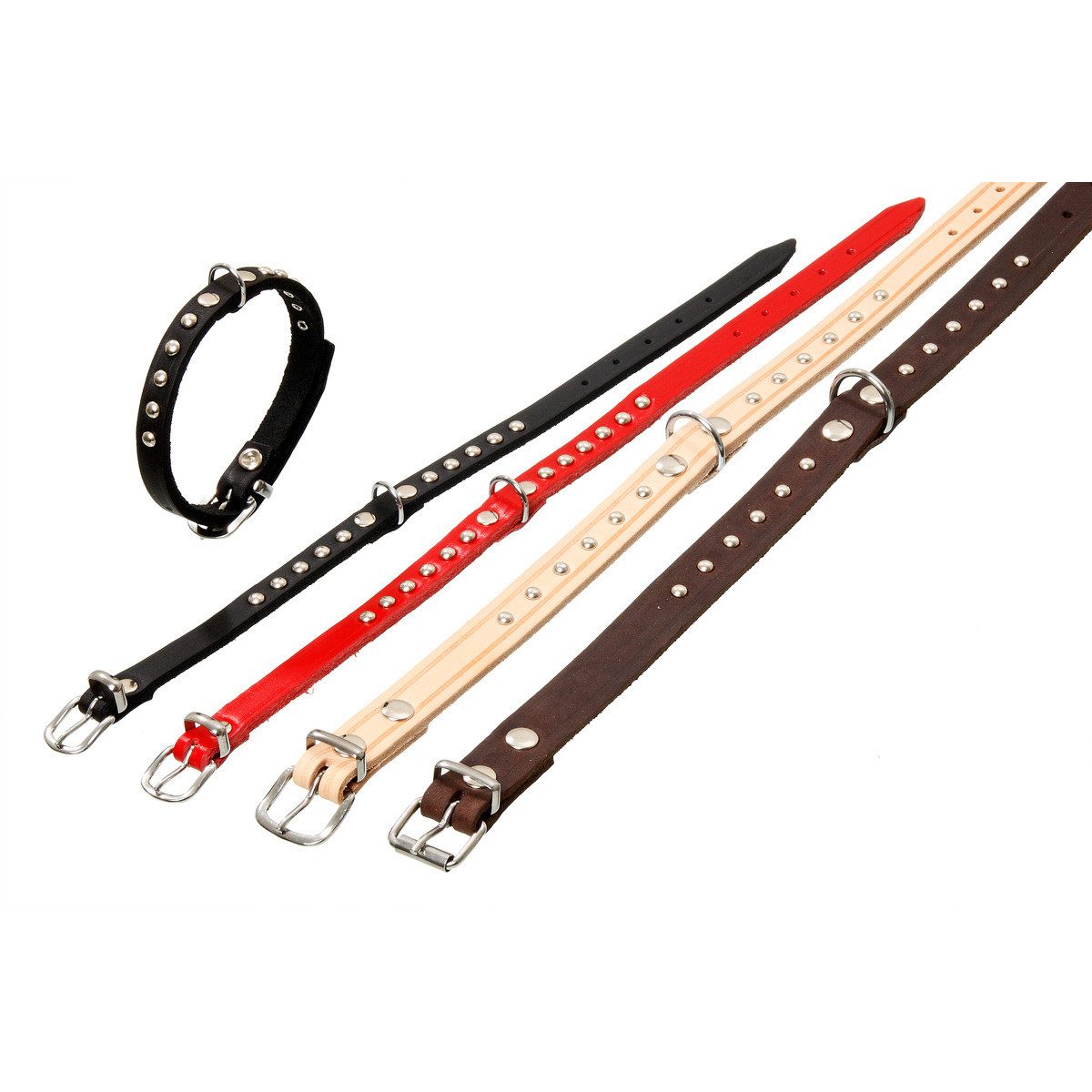 Karlie Hunde-Halsband Halsband Rondo genietet dunkelbraun