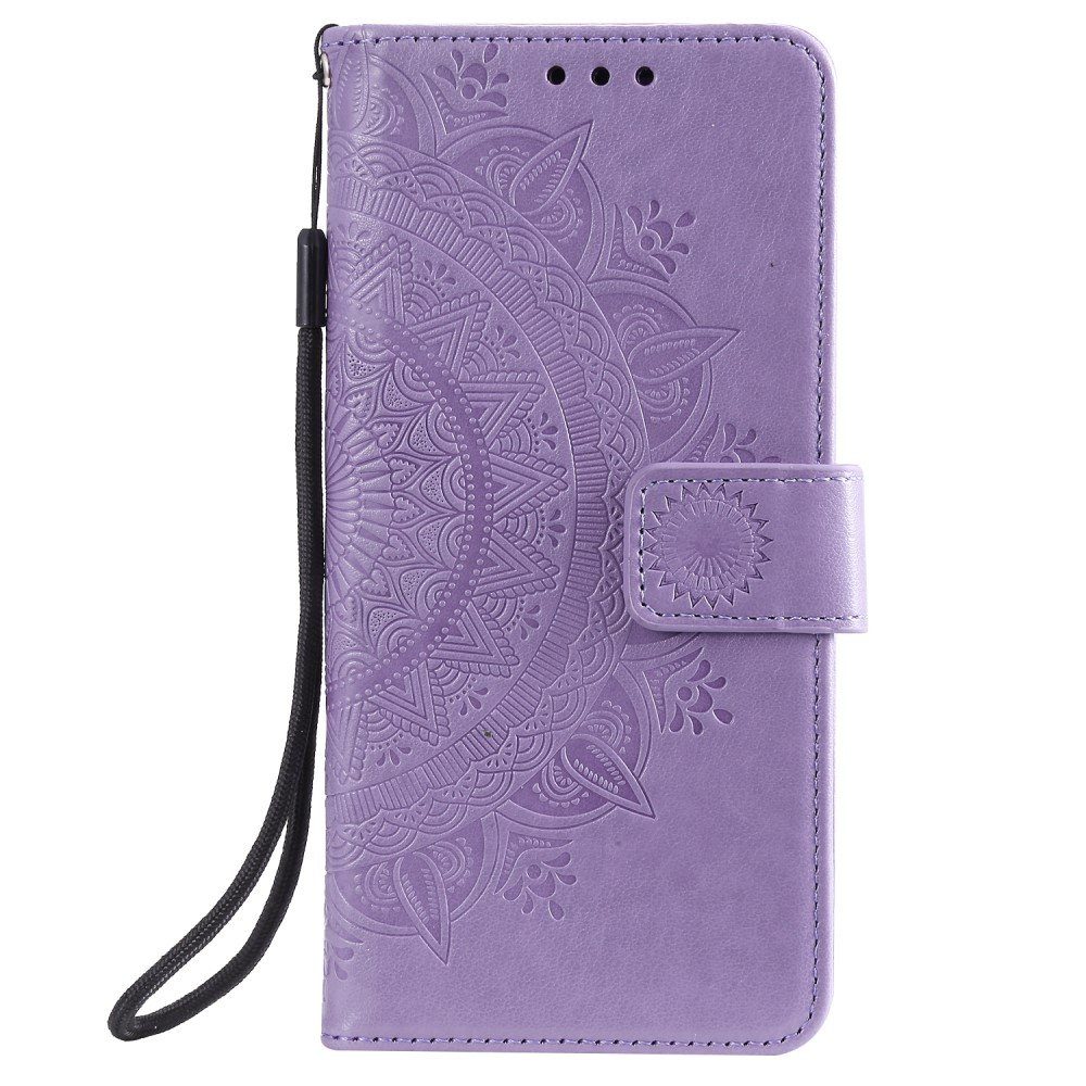 CoverKingz Handyhülle Hülle für Apple iPhone 13 Pro Max Handyhülle Flip Case Cover Tasche 16,95 (6,68 Zoll), Klapphülle Schutzhülle mit Kartenfach Schutztasche Motiv Mandala