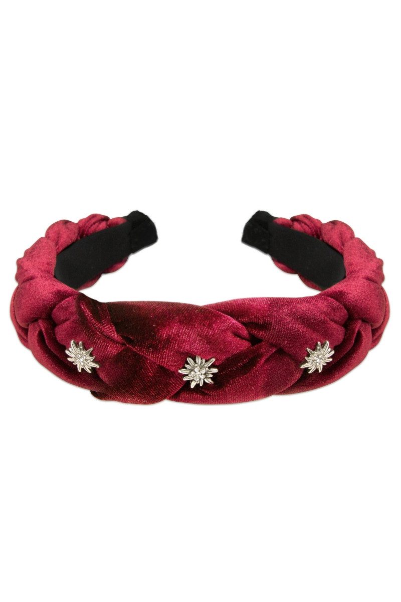 Alpenflüstern Schmuckset Haarreifen - EDELWEISS