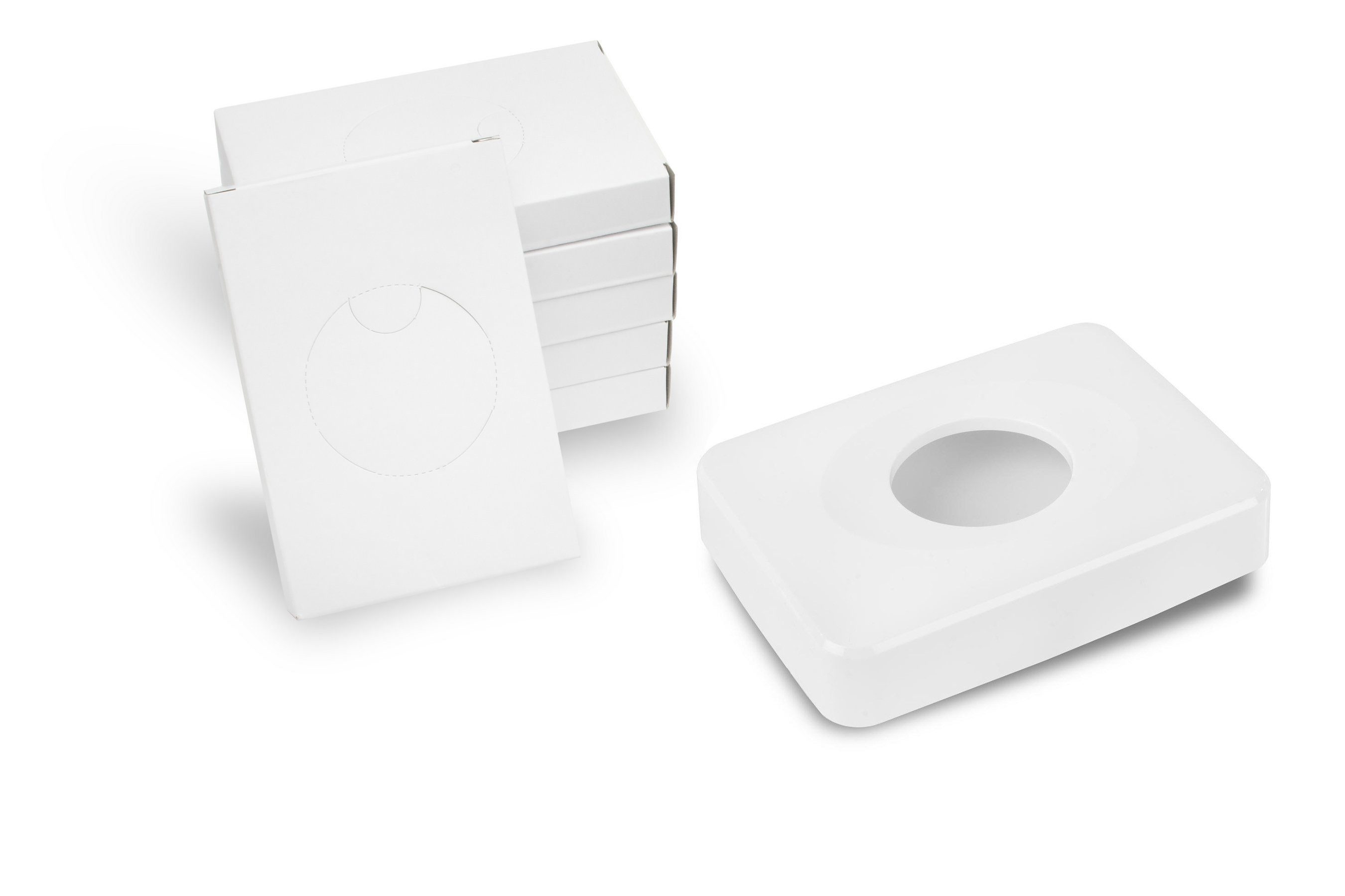 Hypafol Hygienebeutelspender SET mit 6 x 30 Stk. Hygienebeutel, (Edelstahl Spender oder aus Kunststoff in Chrom & Weiß), Achtung: Artikel ist sowohl einzeln als auch im Set verfügbar!