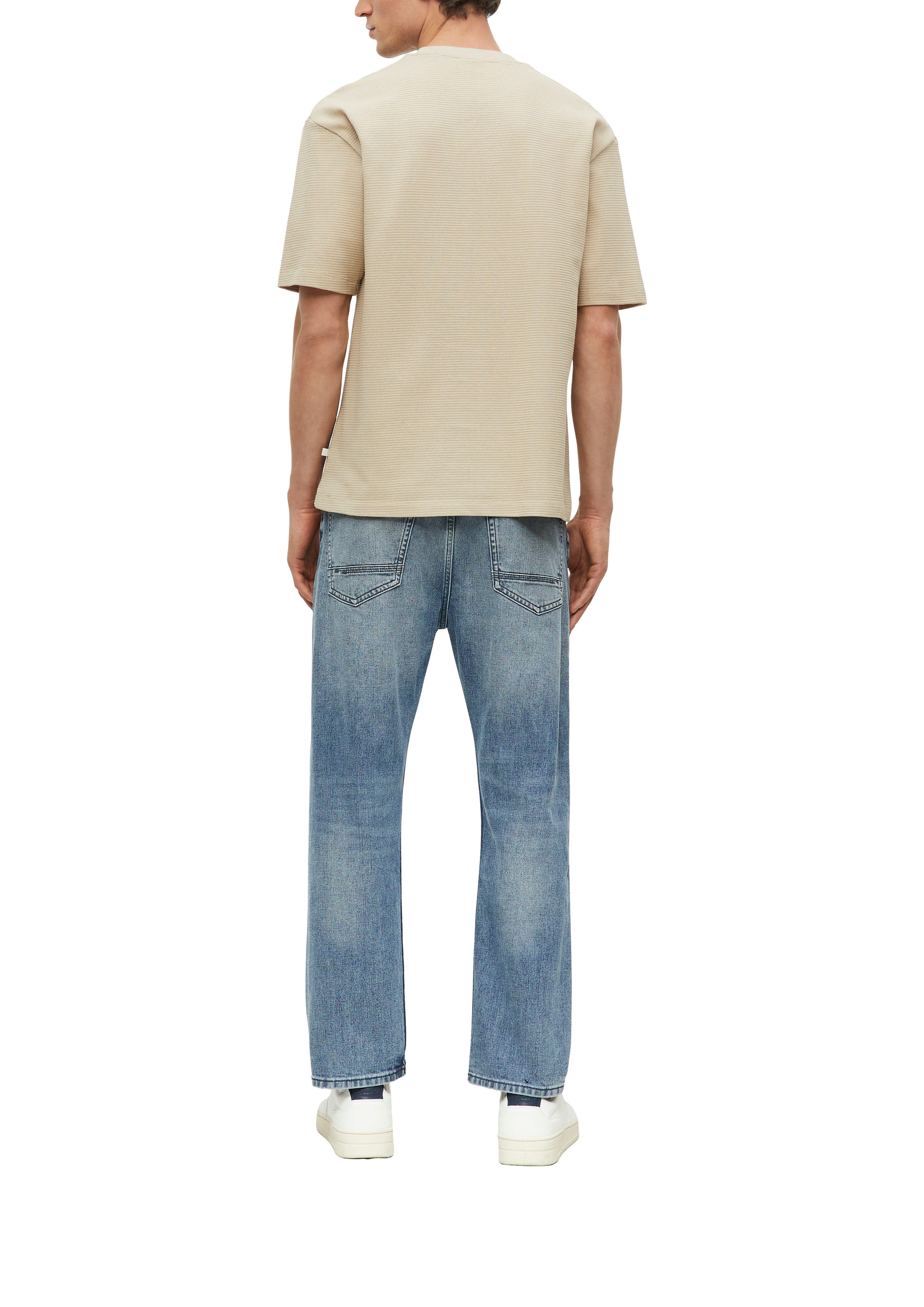 s.Oliver Kurzarmshirt Sommershirt in Struktur-Optik – Bild 5 von 5