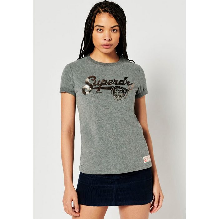 Superdry T-Shirt Vintage Script Style Coll Tee