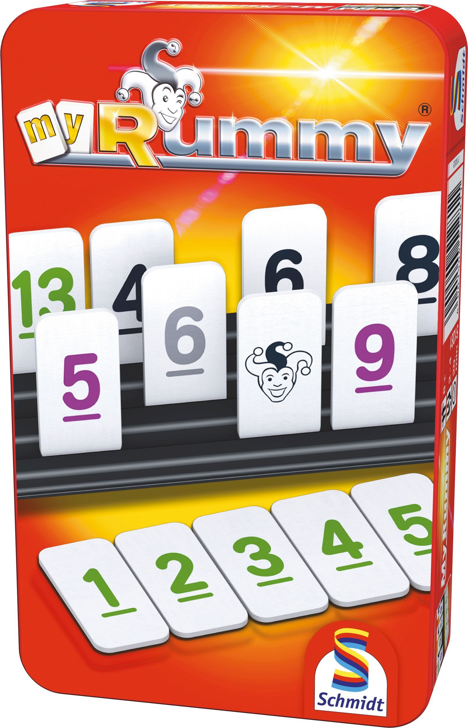Spiel Rummy in Metalldose