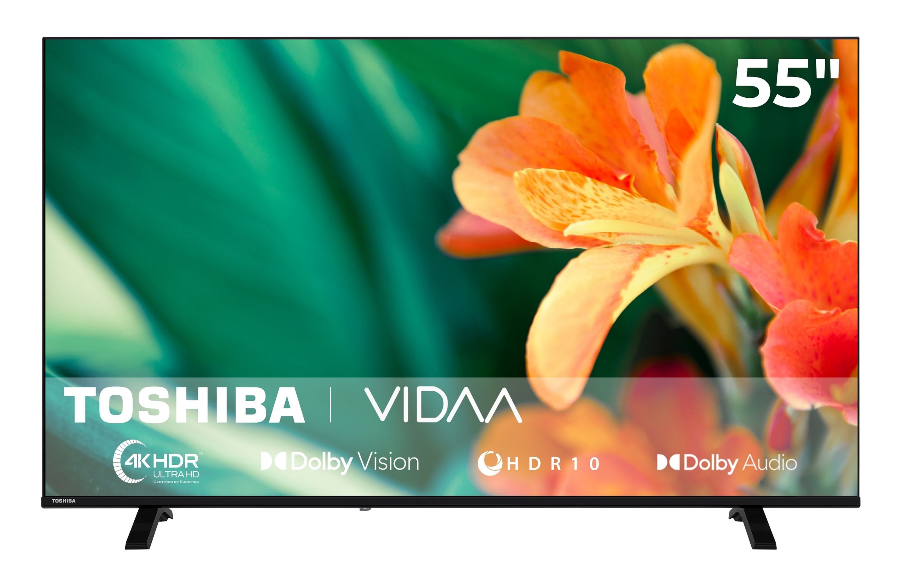Toshiba 55UV1563DDW LCD-LED Fernseher (139 cm/55 Zoll, 4K Ultra HD, VIDAA Smart TV, VIDAA Smart TV, HDR Dolby Vision, Triple-Tuner)