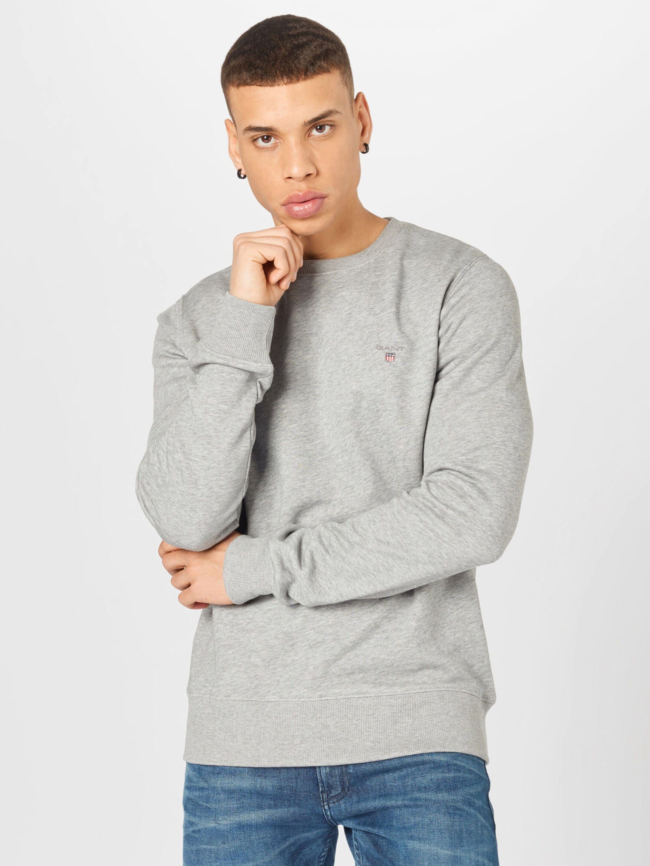 Gant Sweatshirt (1-tlg) grau