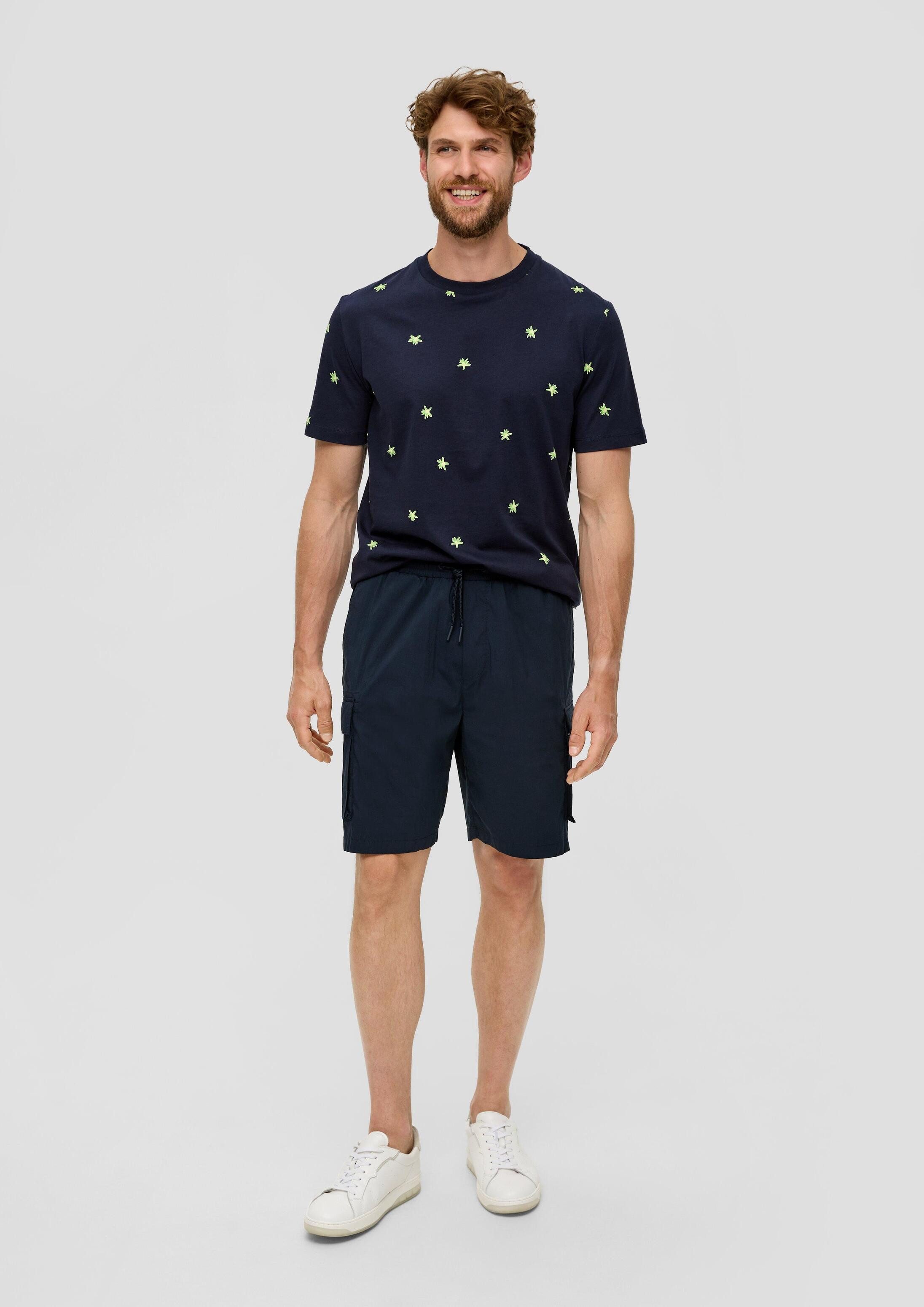 s.Oliver Shorts Bermuda DETROIT Bermuda aus Baumwollstretch mit Cargo-Taschen