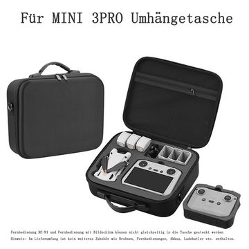 GelldG Drohnen-Tasche Hartschalenkoffer für DJI Mini 3 Pro, passend für DJI RC