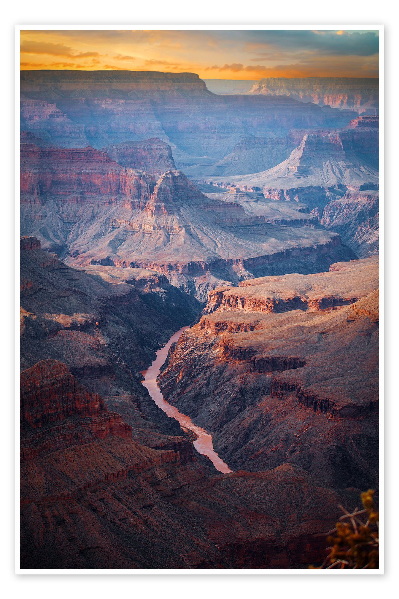 Posterlounge Poster Editors Choice, Wunderschöner Sonnenaufgang am Grand Canyon, Fotografie