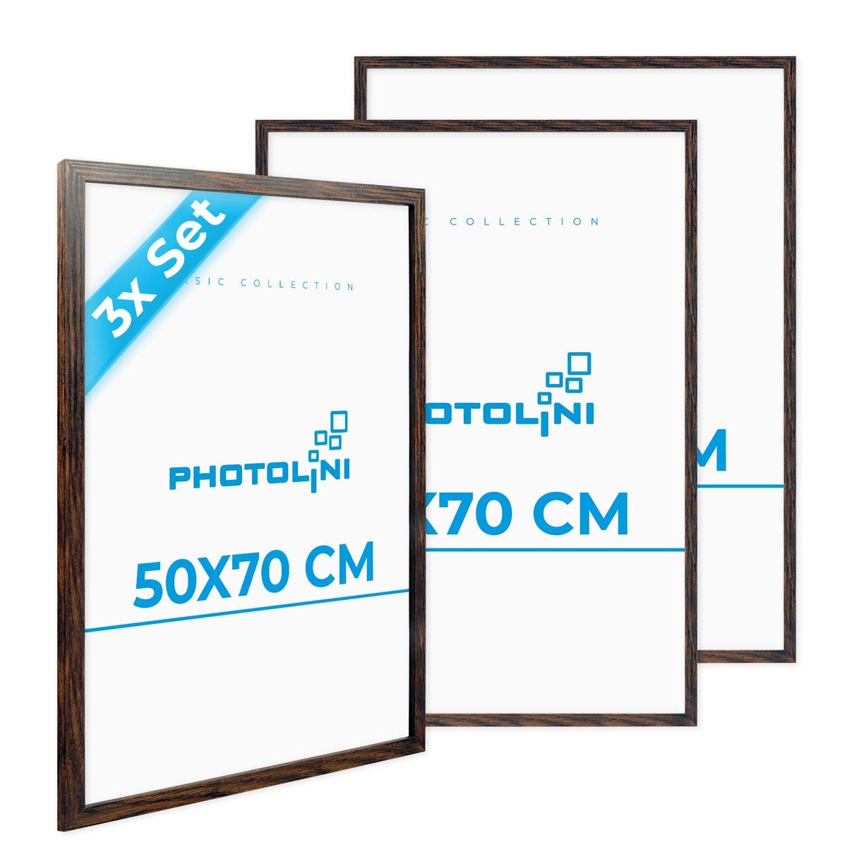 PHOTOLINI Bilderrahmen 3er Set, stabiles MDF-Holz, günstig online kaufen