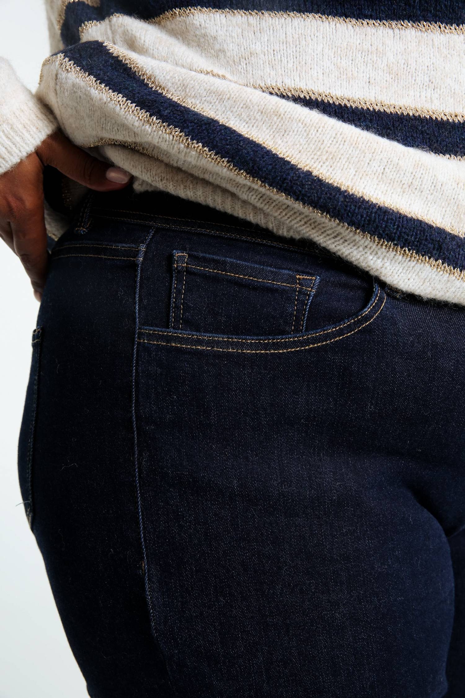 L32 Mia Paprika Jeans Geschnittene Gerade 5-Pocket-Jeans