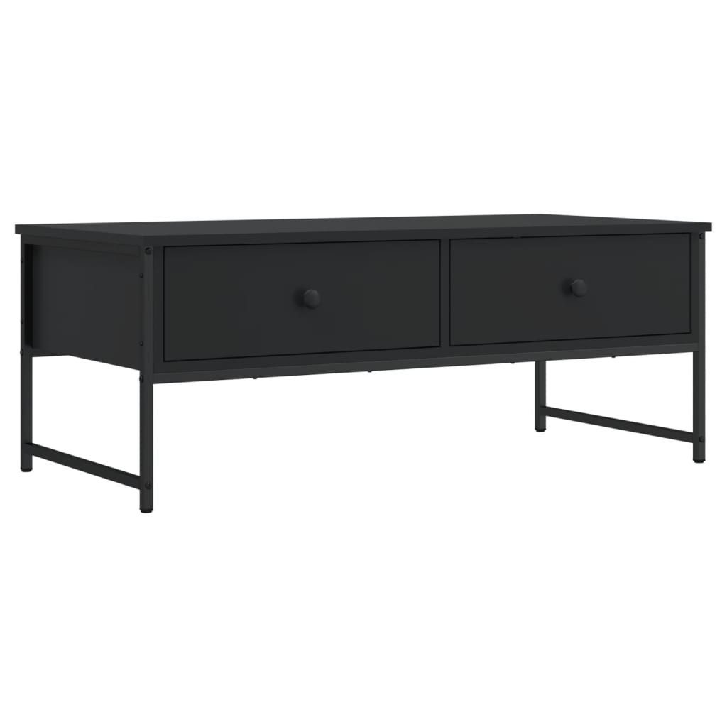 vidaXL Couchtisch Couchtisch Schwarz 101x49x39,5 cm günstig online kaufen