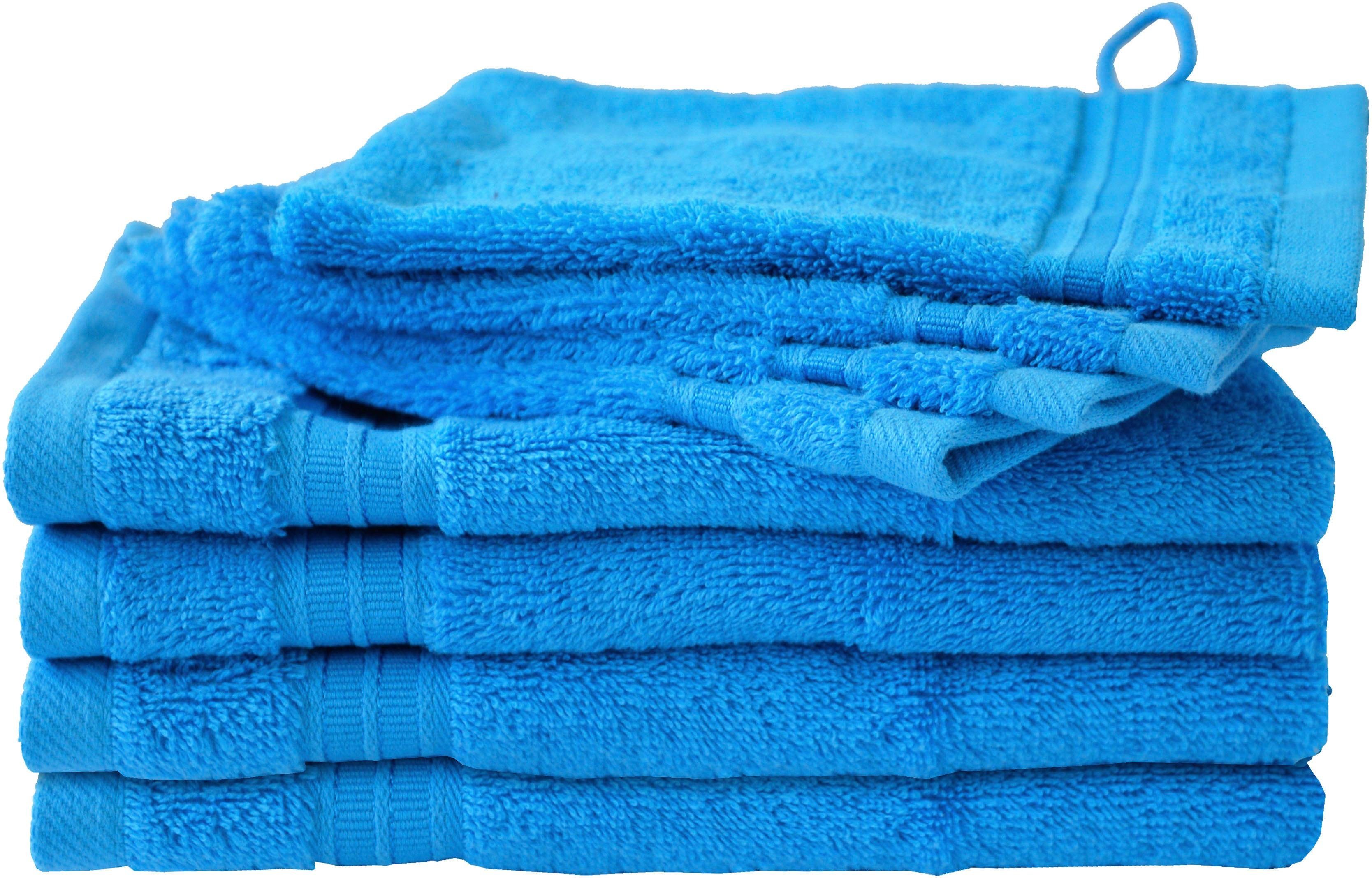 Dyckhoff Handtuch Set »Siena«, Set, 8 tlg., Walkfrottier, in tollen Unifarb günstig online kaufen