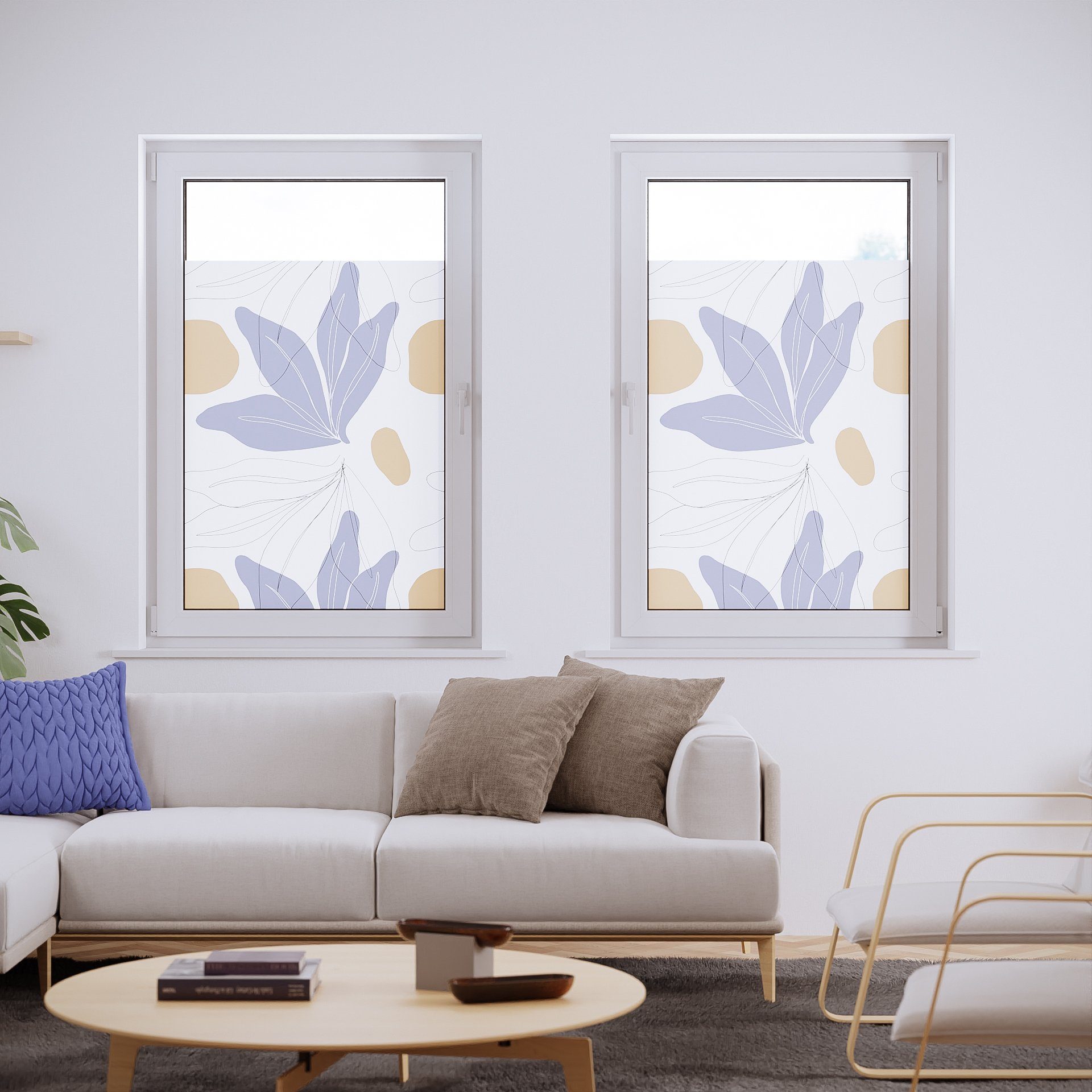 Lichtblick Fensterfolie selbstklebend, Sichtschutz, My Bohemian Garden -  Bunt online kaufen bei Netto