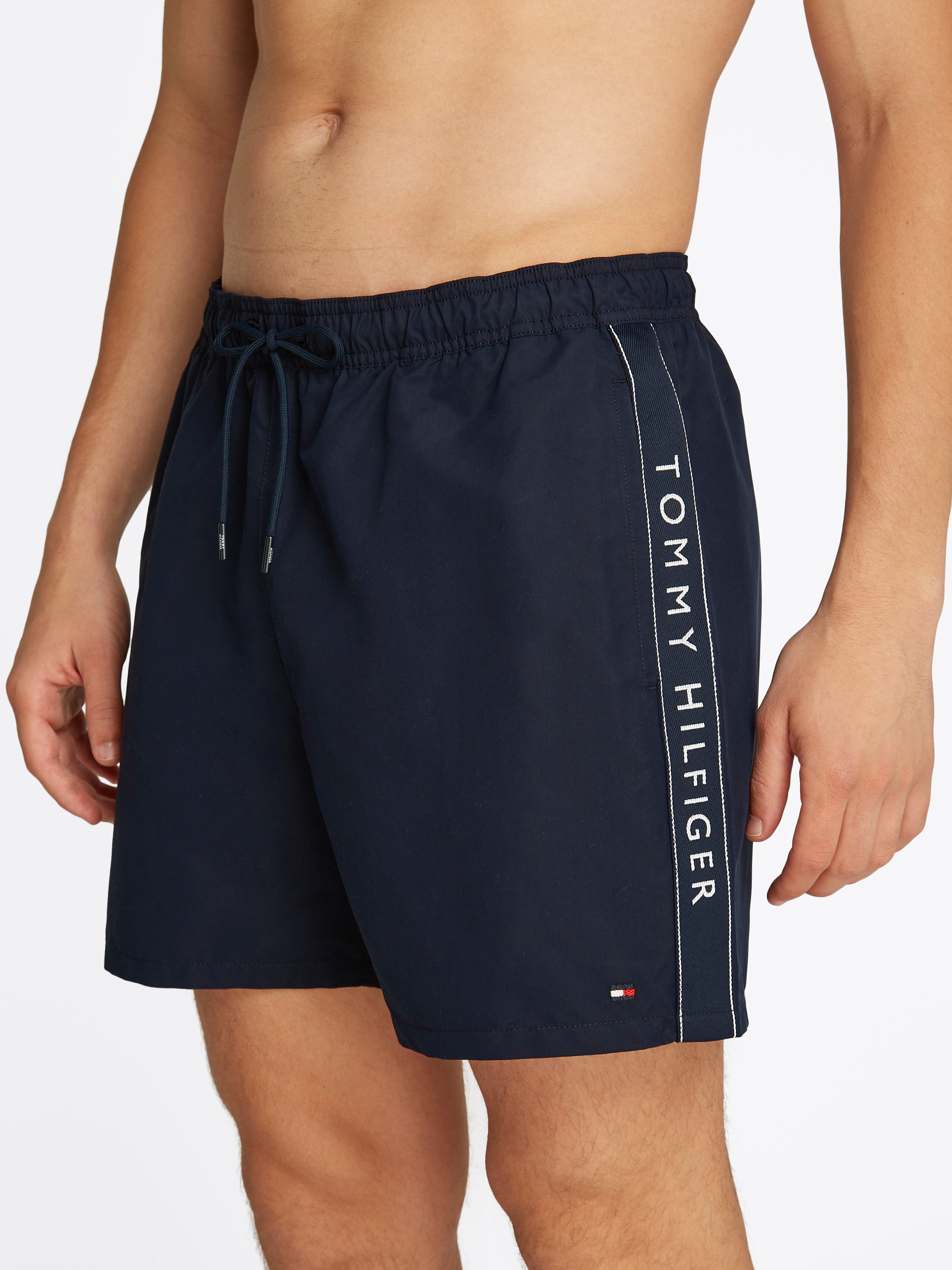 Tommy Hilfiger Swimwear Badeshorts MEDIUM DRAWSTRING TAPE mit Logo-Band günstig online kaufen